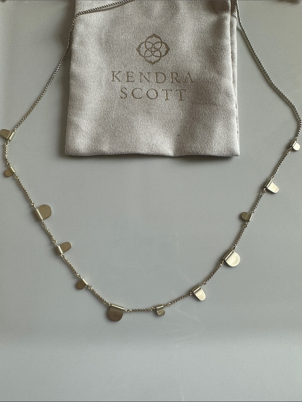 Kendra Scott Gold Adjustable Pendant Necklace Set - Picture 2 of 2